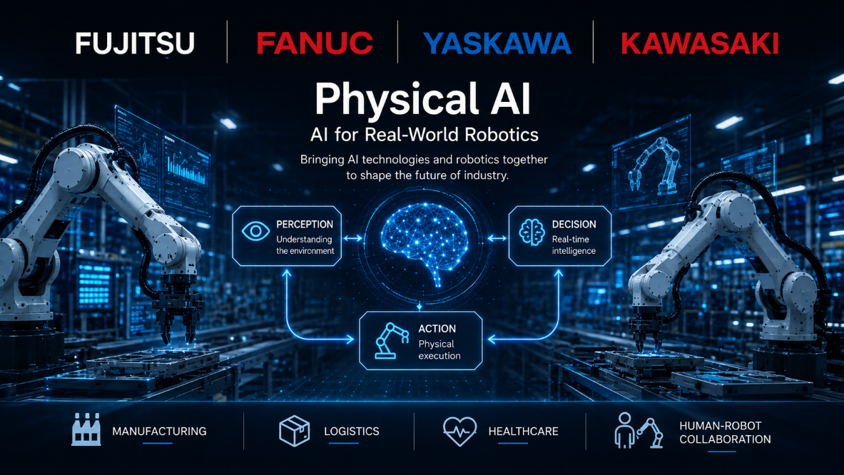 Fiziksel AI Fabrikalara Giriyor: FANUC, Yaskawa ve Kawasaki Yeni Nesil Robotlar İçin Çalışıyor